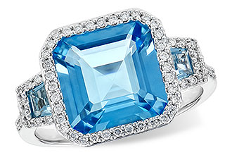 A245-35230: LDS RG 4.40 TW BLUE TOPAZ 4.60 TGW