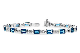 A328-02494: BRACELET 7.90 LONDON BLUE TOPAZ 8.13 TGW