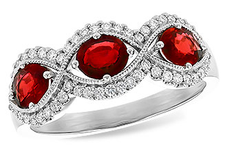 A328-04330: LDS WED RG 1.10 TW RUBY 1.35 TGW (6x4MM RUBY)