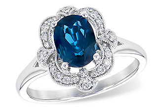 B328-07030: LDS RG 1.35 LONDON BLUE TOPAZ 1.50 TGW
