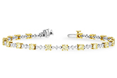 C243-51630: BRACELET 2.80 YELLOW DIA 4.01 TW