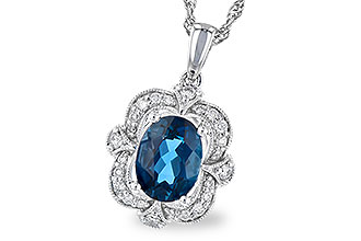 C328-07030: NECK 1.35 LONDON BLUE TOPAZ 1.50 TGW