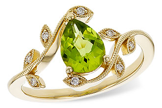 C329-84339: LDS RG 1.16 PERIDOT 1.22 TGW (8x6MM PER)