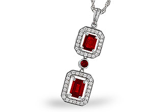 C329-86176: NECK 1.22 TW RUBY 1.43 TGW