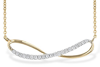 D245-33421: NECKLACE .18 TW