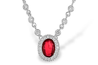 D245-34285: NECK .70 RUBY .94 TGW (17")