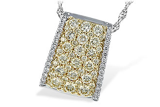 E244-38857: NECK .95 YELLOW DIAS 1.09 TW