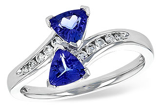 E245-27994: LDS RG .77 TW TANZANITE .90 TGW
