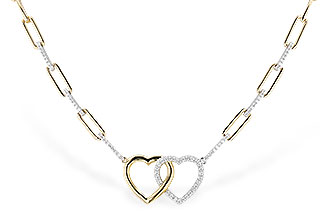 E328-95185: NECKLACE .52 TW