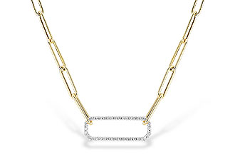 F328-91630: NECKLACE .50 TW (17 INCHES)
