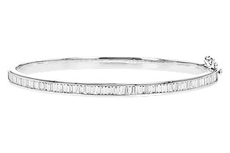 G328-92530: BANGLE 1.02 TW BAGUETTE DIAMONDS