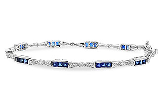 H329-87948: BRACELET 2.10 SAPPHIRE 2.75 TGW (7")