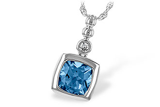 K244-41584: NECK 1.45 BLUE TOPAZ 1.49 TGW