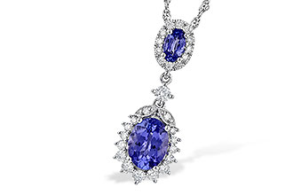 K245-33448: NECK 1.26 TW TANZANITE 1.60 TGW