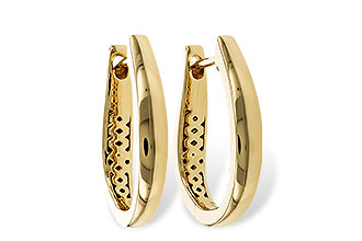 K329-87984: GOLD EARRINGS (17MM)