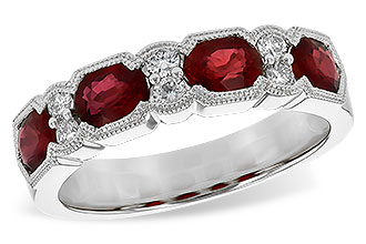 L245-29793: LDS WED RG 1.66 RUBY 1.84 TGW (5x4MM RUBY)